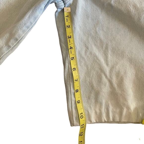 Vintage Bugle Boy Cut Off High Rise Cotton Jean Shorts size 29 waist - Picture 8 of 8